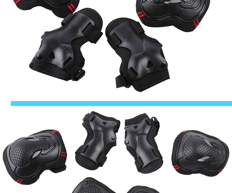 Roller Skating Protective Gear Kneecap Wrist Set Adult Roller Skating the Skating Shoes Cow Head Wolf Face Protector Corn Balance Car Roller Skating Protective Gear Kneecap Wrist Set Adult Roller Skating the Skating Shoes Cow Head Wolf Face Protector Corn Balance Car