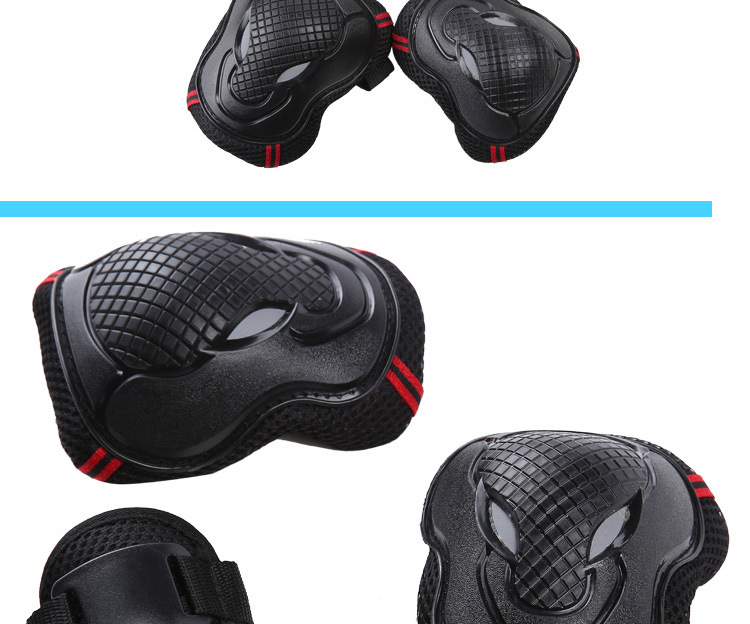 Roller Skating Protective Gear Kneecap Wrist Set Adult Roller Skating the Skating Shoes Cow Head Wolf Face Protector Corn Balance Car Roller Skating Protective Gear Kneecap Wrist Set Adult Roller Skating the Skating Shoes Cow Head Wolf Face Protector Corn Balance Car