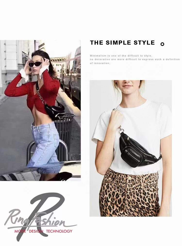 New Korean Style All-Match Chest Bag Chain Messenger Bag Fashion Casual Waist Bag Women's Fashion Ins New Korean Style All-Match Chest Bag Chain Messenger Bag Fashion Casual Waist Bag Women's Fashion Ins