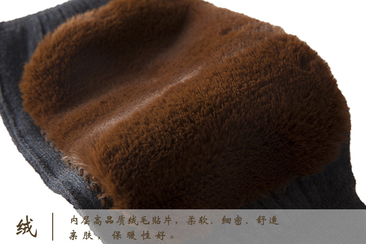 Cashmere Kneecap Warm Men's Old Cold Legs Men's and Women's Double-Layer Thickened Wool Knee Pad Fleece-Lined Elderly Winter Wholesale Cashmere Kneecap Warm Men's Old Cold Legs Men's and Women's Double-Layer Thickened Wool Knee Pad Fleece-Lined Elderly Winter Wholesale