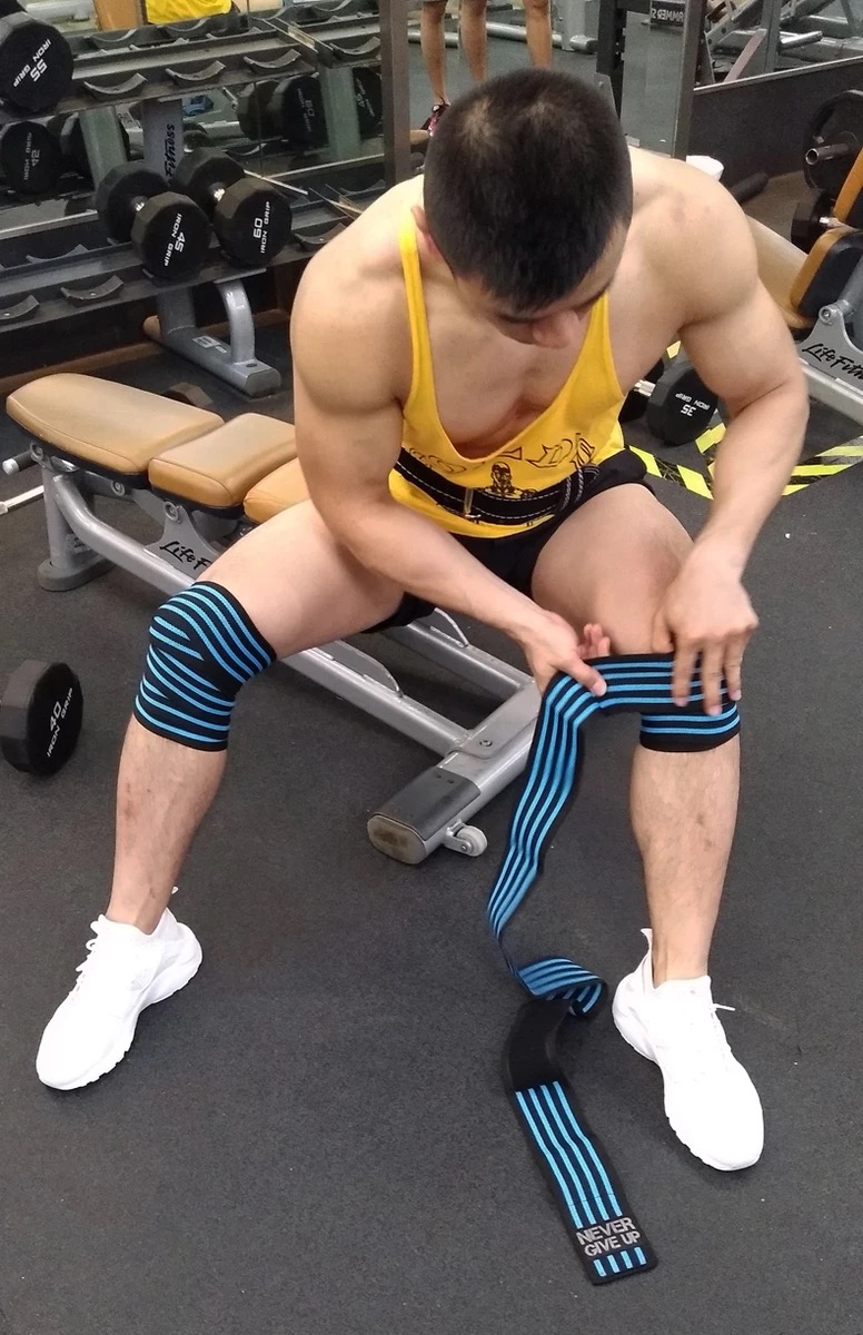 Squat Kneecap Men's Knee Bind Leg Band Winding Elastic Bandage Strength Lifting Sports Equipment Fitness Weightlifting Protective Gear Squat Kneecap Men's Knee Bind Leg Band Winding Elastic Bandage Strength Lifting Sports Equipment Fitness Weightlifting Protective Gear
