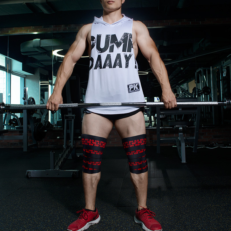 Squat Kneecap Men&#039;s Knee Bind Leg Band Winding Elastic Bandage Strength Lifting Sports Equipment Fitness Weightlifting Protective Gear