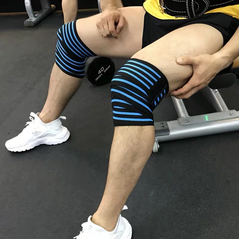 Squat Kneecap Men's Knee Bind Leg Band Winding Elastic Bandage Strength Lifting Sports Equipment Fitness Weightlifting Protective Gear Squat Kneecap Men's Knee Bind Leg Band Winding Elastic Bandage Strength Lifting Sports Equipment Fitness Weightlifting Protective Gear