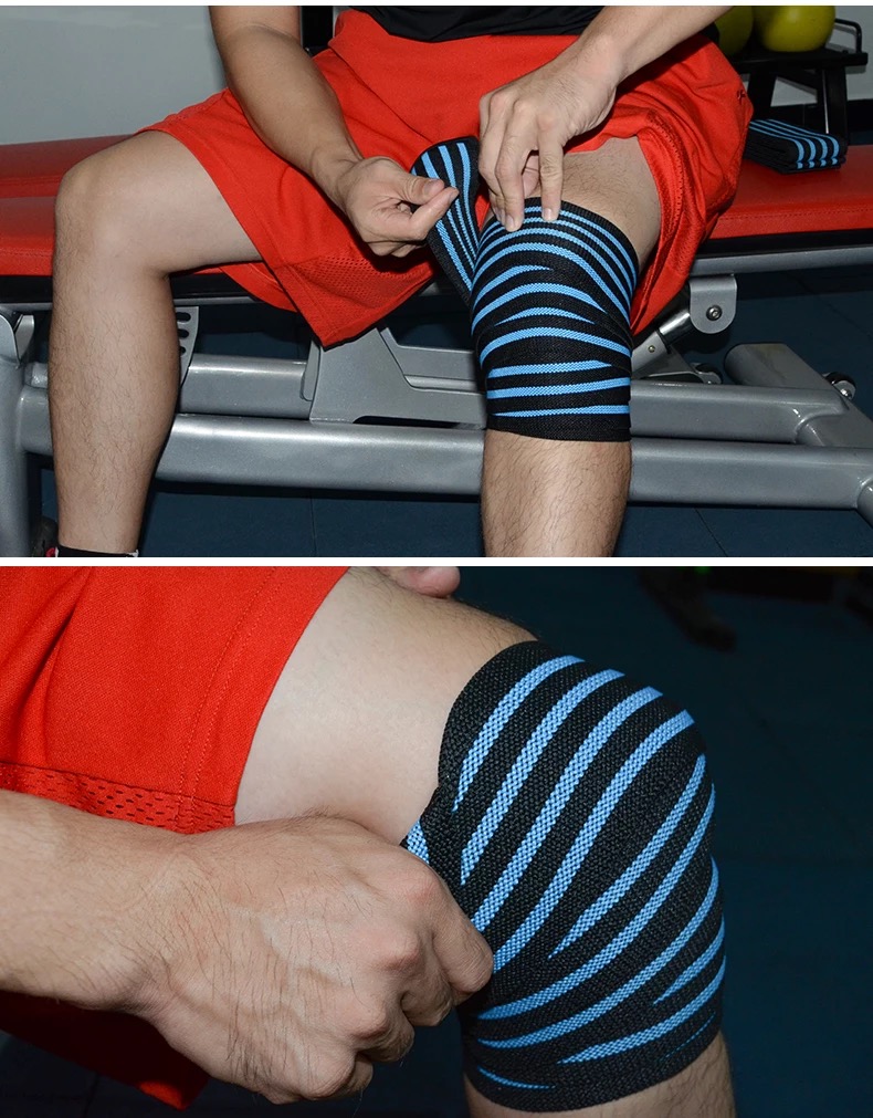 Squat Kneecap Men's Knee Bind Leg Band Winding Elastic Bandage Strength Lifting Sports Equipment Fitness Weightlifting Protective Gear Squat Kneecap Men's Knee Bind Leg Band Winding Elastic Bandage Strength Lifting Sports Equipment Fitness Weightlifting Protective Gear