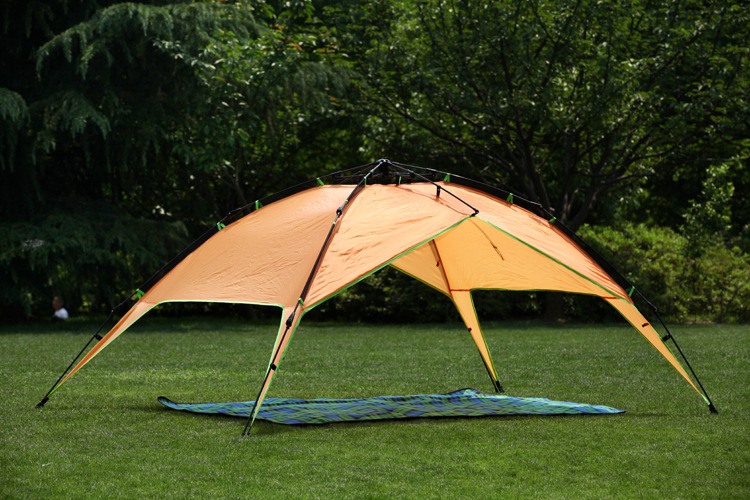 Dual-use camping tent Oxford 3 to quickly set up a tent tent 4 people lazy people automatically