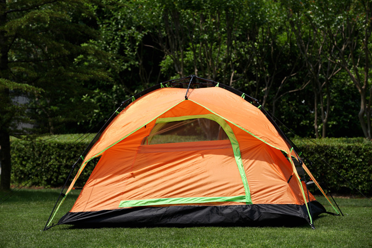 Dual-use camping tent Oxford 3 to quickly set up a tent tent 4 people lazy people automatically