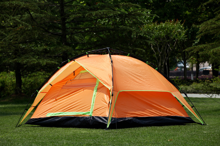 Dual-use camping tent Oxford 3 to quickly set up a tent tent 4 people lazy people automatically