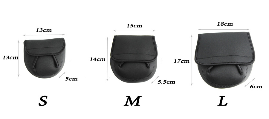 Factory Spot Slotted Spinning Wheel Type Fishing Wheel Pack Fishing Wheel Protection Soft Cover Elastic Soft Cover Cross-Border Export F46 Three Factory Spot Slotted Spinning Wheel Type Fishing Wheel Pack Fishing Wheel Protection Soft Cover Elastic Soft Cover Cross-Border Export F46 Three