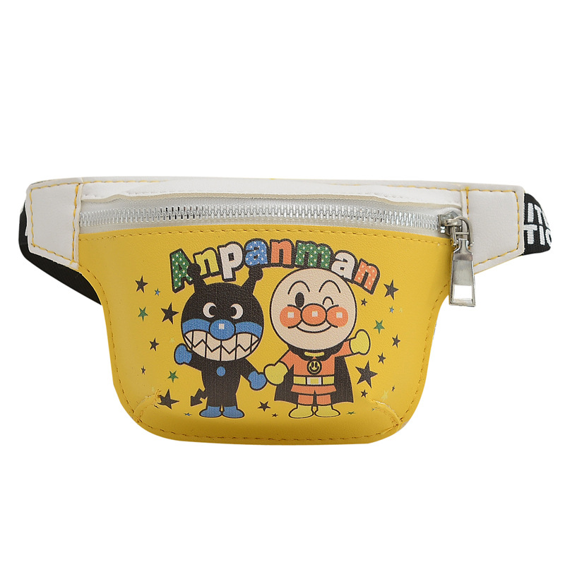 Korean Style 2021 Spring and Summer New Children&#039;s Bags Pu Cartoon Bread Superman Crossbody Waist Bag Boys and Girls Shoulder Chest Bag Fashion