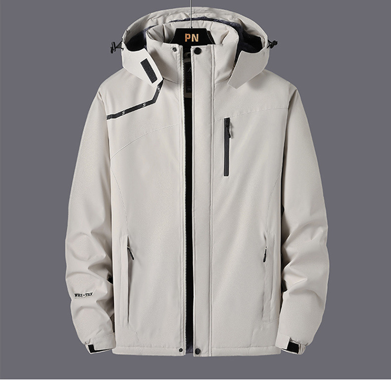 Men's Shell Jacket Couple Autumn and Winter Waterproof Windbreaker Outdoor Mountaineering Sportswear Men's New Casual Hooded Jacket Men's Shell Jacket Couple Autumn and Winter Waterproof Windbreaker Outdoor Mountaineering Sportswear Men's New Casual Hooded Jacket