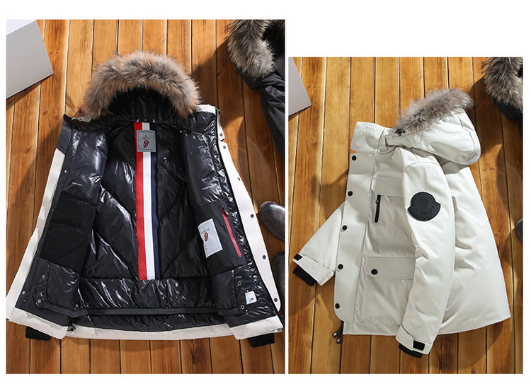 2021 New Men's down Jacket Outdoor down Jacket Men's Thicken Big Fur Collar Workwear Trendy Rolling Stone Lickitung Jacket 2021 New Men's down Jacket Outdoor down Jacket Men's Thicken Big Fur Collar Workwear Trendy Rolling Stone Lickitung Jacket