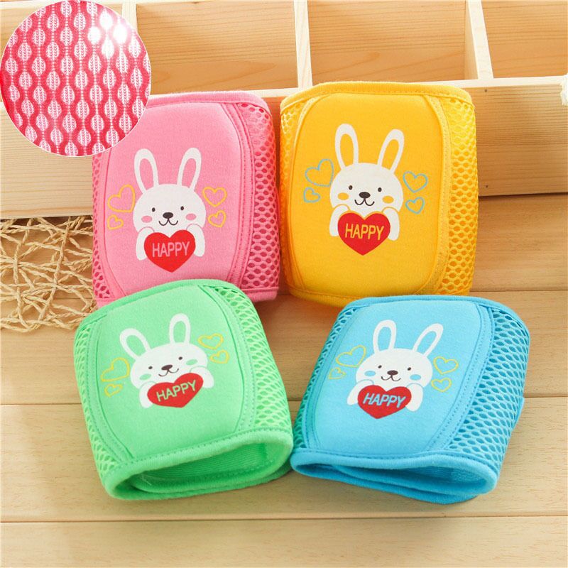Children&#039;s Breathable Mesh Large Sponge Kneecap Infant Kneecap Baby Crawling Toddling Fall Protection Sports Elbow Guard Wholesale