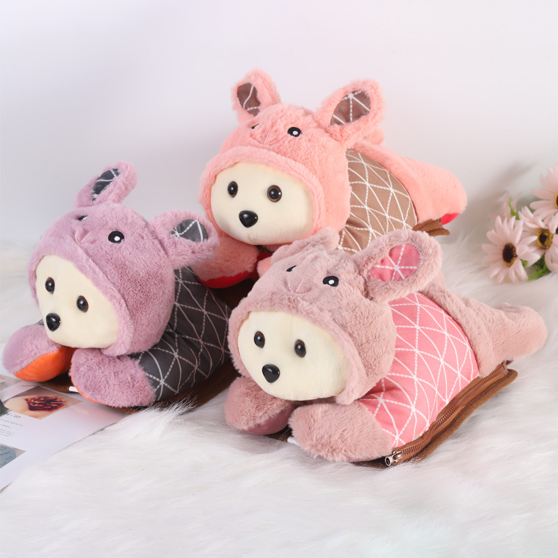 2021 Winter New Electric Hot Water Bag Cute Warm Hands Warm Waist Warm Belly Palace Removable and Washable Rechargeable Heating Pad Factory Wholesale