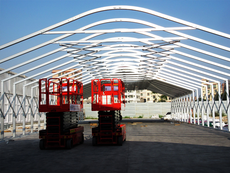 Factory Large Wedding Party Concert Awning Aluminum Tent Iron Tent Warehouse Workshop Sunshine Awning Export