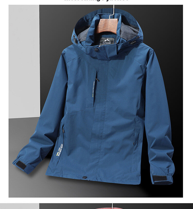 Coat Men's Spring and Autumn Thin Youth Middle-Aged Autumn Outdoor Shell Jacket Winter Loose Large Size Sports Jacket Men Coat Men's Spring and Autumn Thin Youth Middle-Aged Autumn Outdoor Shell Jacket Winter Loose Large Size Sports Jacket Men