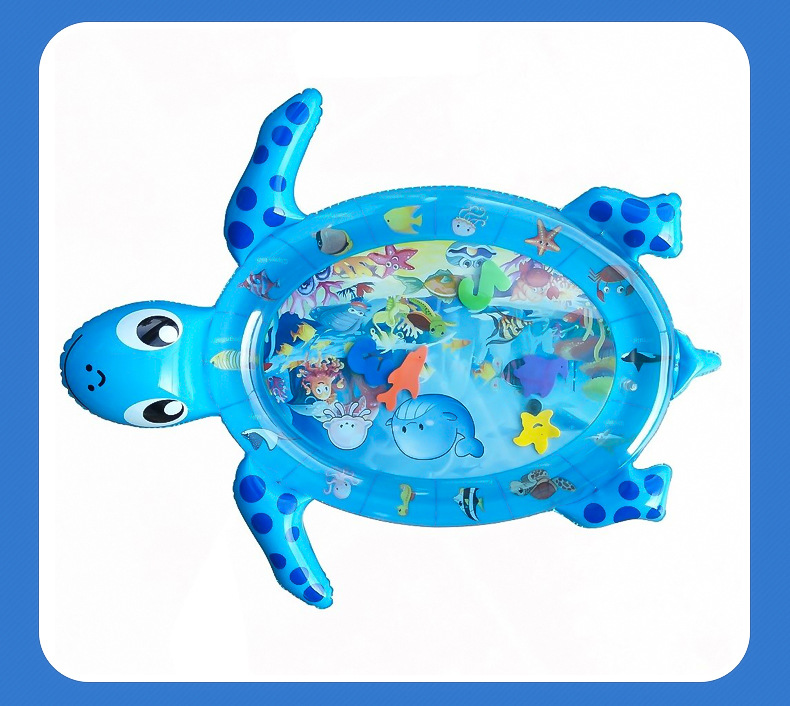 PVC inflatable Turtle Water pad thickened inflatable turtle ice mattress retail factory new product recommendation