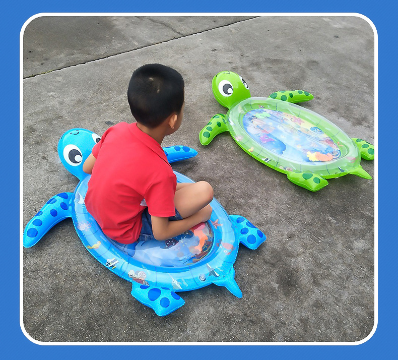 PVC inflatable Turtle Water pad thickened inflatable turtle ice mattress retail factory new product recommendation