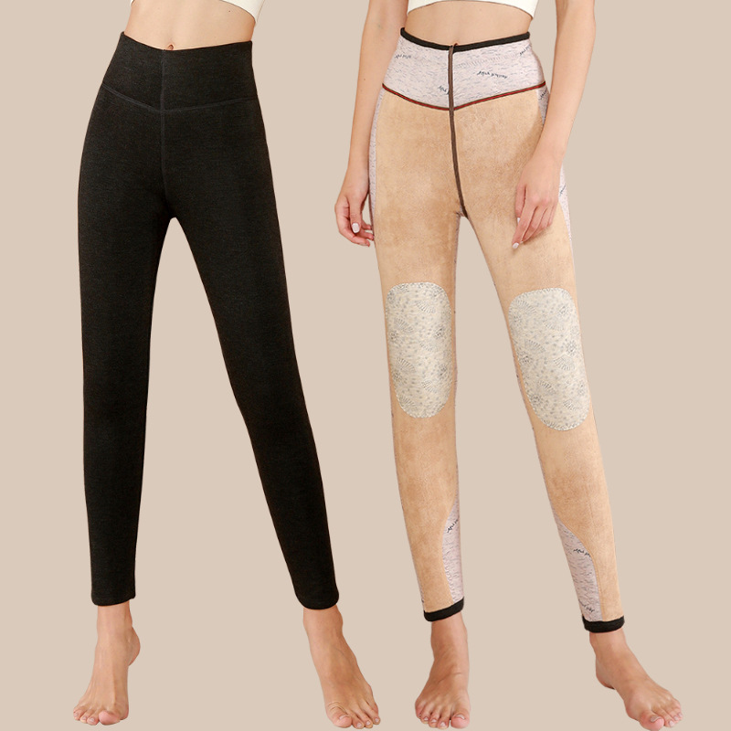 High-End Super Thick Northeast Camel Velvet Warm-Keeping Pants Women&#039;s Winter New Kneecap Women&#039;s Cotton Pants Waist Support plus Velvet Thickened Base