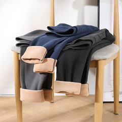 High-End Super Thick Northeast Camel Velvet Warm-Keeping Pants Women's Winter New Kneecap Women's Cotton Pants Waist Support plus Velvet Thickened Base