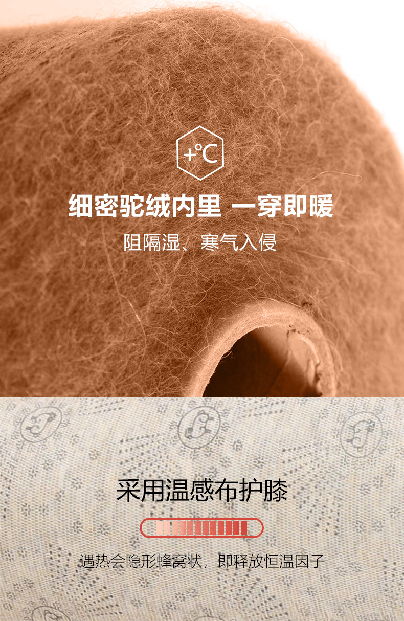 High-End Super Thick Northeast Camel Velvet Warm-Keeping Pants Women's Winter New Kneecap Women's Cotton Pants Waist Support plus Velvet Thickened Base