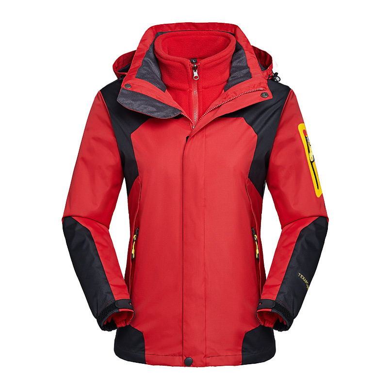 SOURCE Manufacturer One Piece Dropshipping Shell Jacket Three in One Two-Piece Set Outdoor Fleece Coat Breathable Mountaineering Suit Men and Women