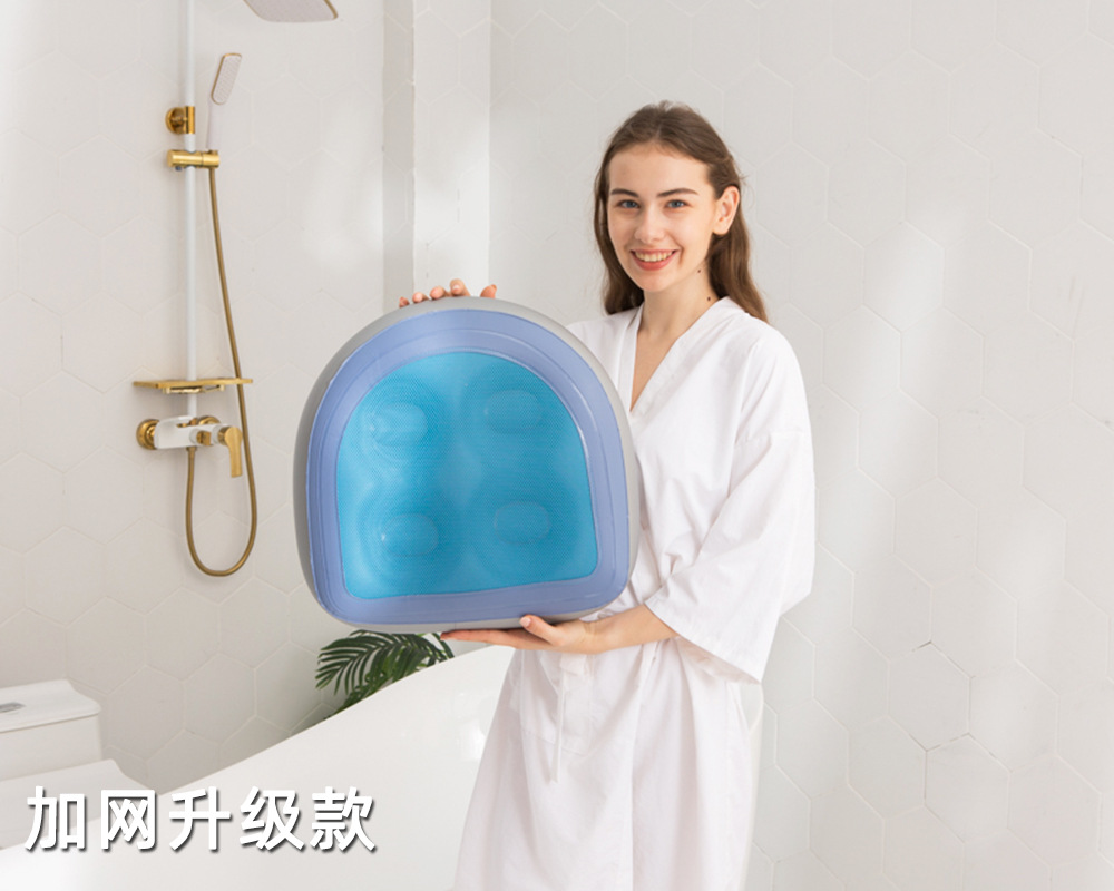 In Stock Wholesale Adult Spa Inflatable Cushion Chair Backrest with Suction Cup Beauty Hip Pad Hot Spring Massage Inflatable Mattress
