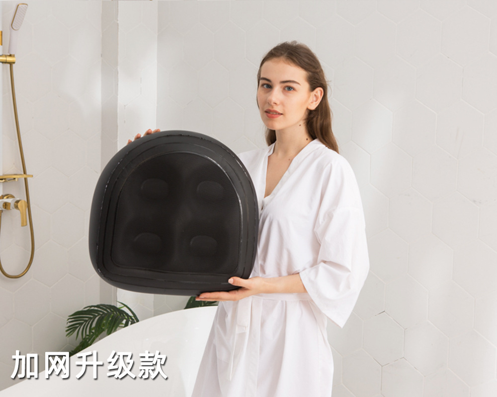 In Stock Wholesale Adult Spa Inflatable Cushion Chair Backrest with Suction Cup Beauty Hip Pad Hot Spring Massage Inflatable Mattress