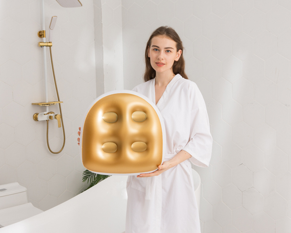 In Stock Wholesale Adult Spa Inflatable Cushion Chair Backrest with Suction Cup Beauty Hip Pad Hot Spring Massage Inflatable Mattress