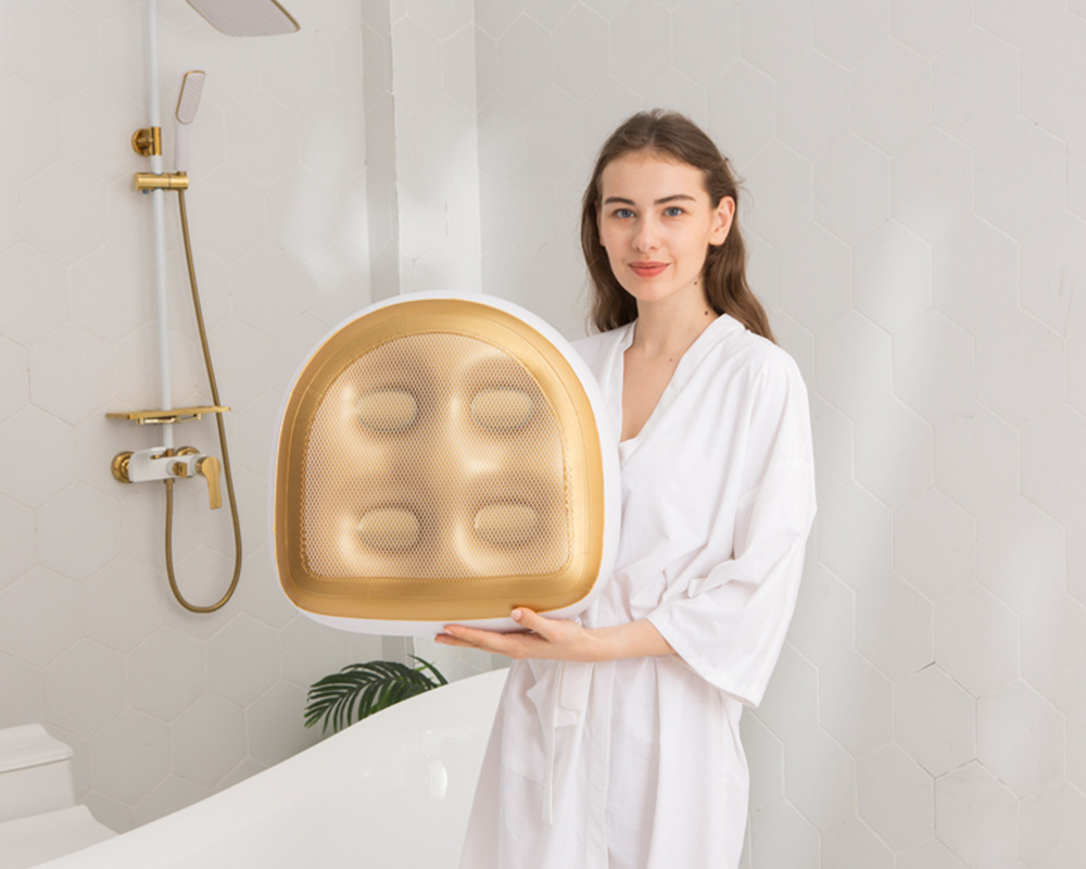 In Stock Wholesale Adult Spa Inflatable Cushion Chair Backrest with Suction Cup Beauty Hip Pad Hot Spring Massage Inflatable Mattress