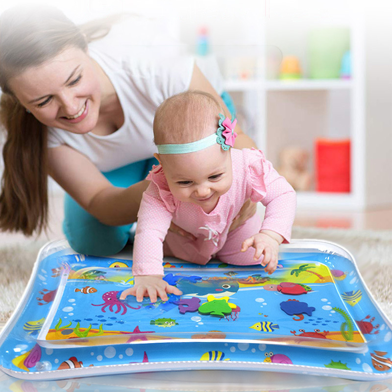INS New Infant Inflatable Racket Water Cushion Marine Life Pai Pai Le Floor Mat Ice Pad Octopus Racket Mat Spot