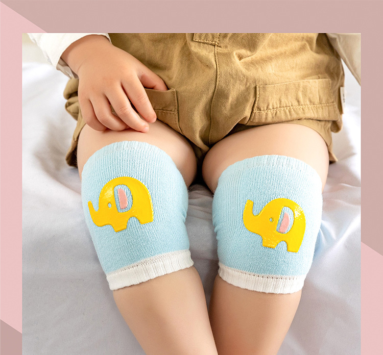 Korean New Children's Two-Color Cartoon Animal Dispensing Kneecap Baby Toddler Baby Crawling Knee and Elbow Pad Wholesale Korean New Children's Two-Color Cartoon Animal Dispensing Kneecap Baby Toddler Baby Crawling Knee and Elbow Pad Wholesale