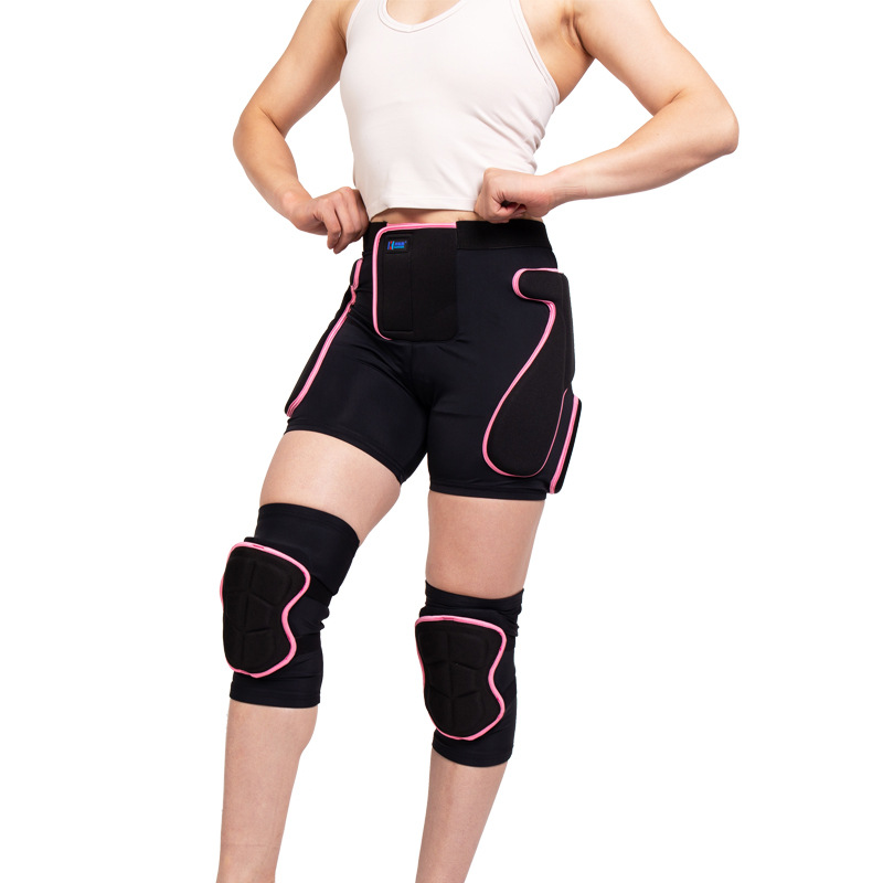 New Ski Kneecap Hip Pad Protective Gear Set Adult Anti-Fall Pants Skating Protective Gear Equipment Strengthening Style Kneecap Hip Pad