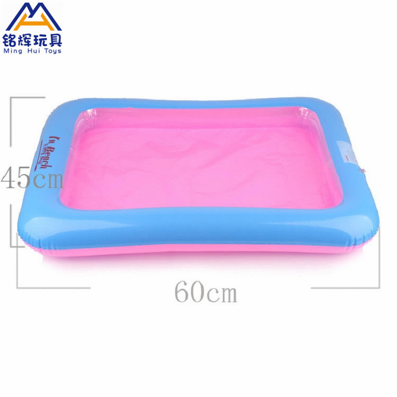 Factory Direct Sales PVC Inflatable Sand Table Children&#039;s Fishing Toys Baby Pool Air Water Pad Inflatable Tray Wholesale
