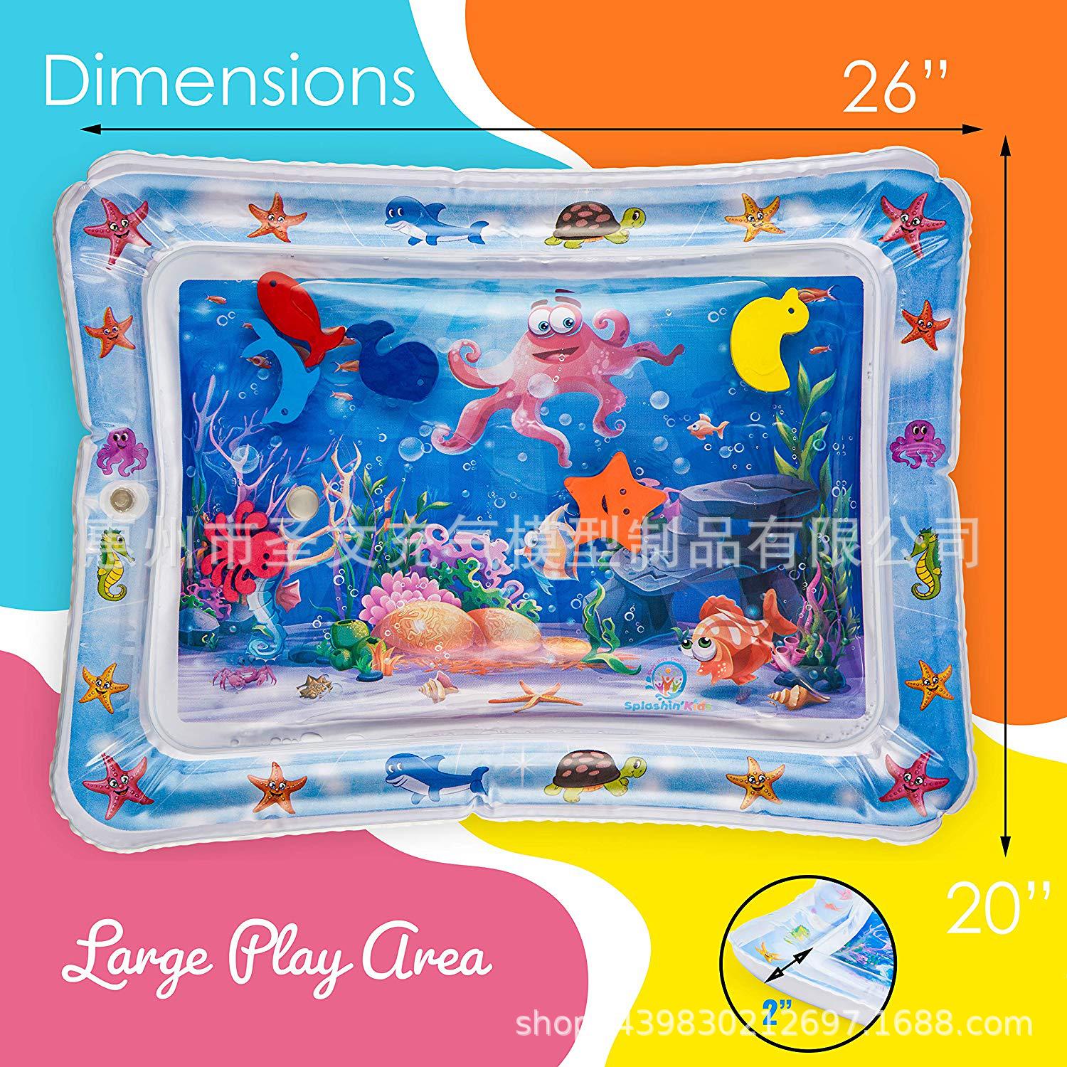 Manufacturer Currently Available Baby Ice Pad Large Baby Inflatable Pai Pai Le Water Pad Baby Prone Pat Pad CPC Certification