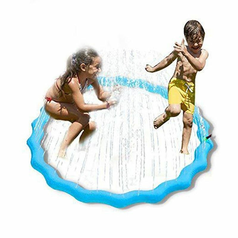 Currently Available PVC Inflatable Outdoor Spray Pad Children Splash Water Circle Inflatable Toys Spray Ball Spray Pad