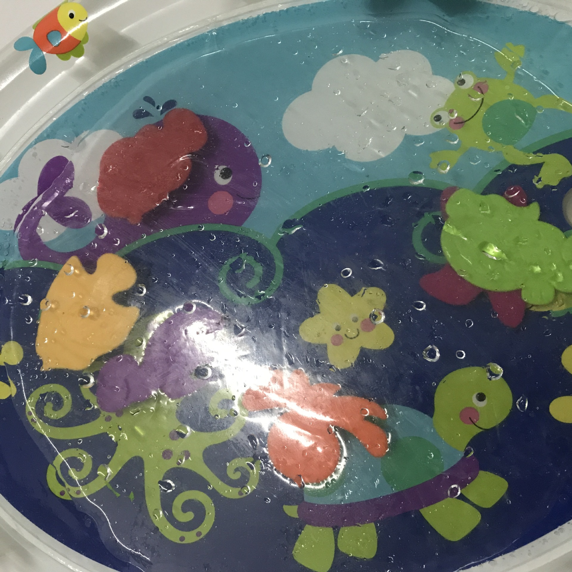 Currently Available PVC Inflatable Outdoor Spray Pad Children Splash Water Circle Inflatable Toys Spray Ball Spray Pad