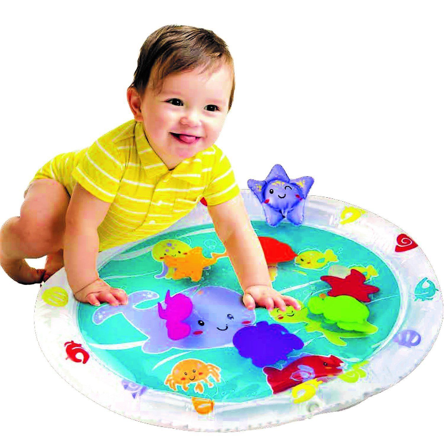 Currently Available PVC Inflatable Outdoor Spray Pad Children Splash Water Circle Inflatable Toys Spray Ball Spray Pad