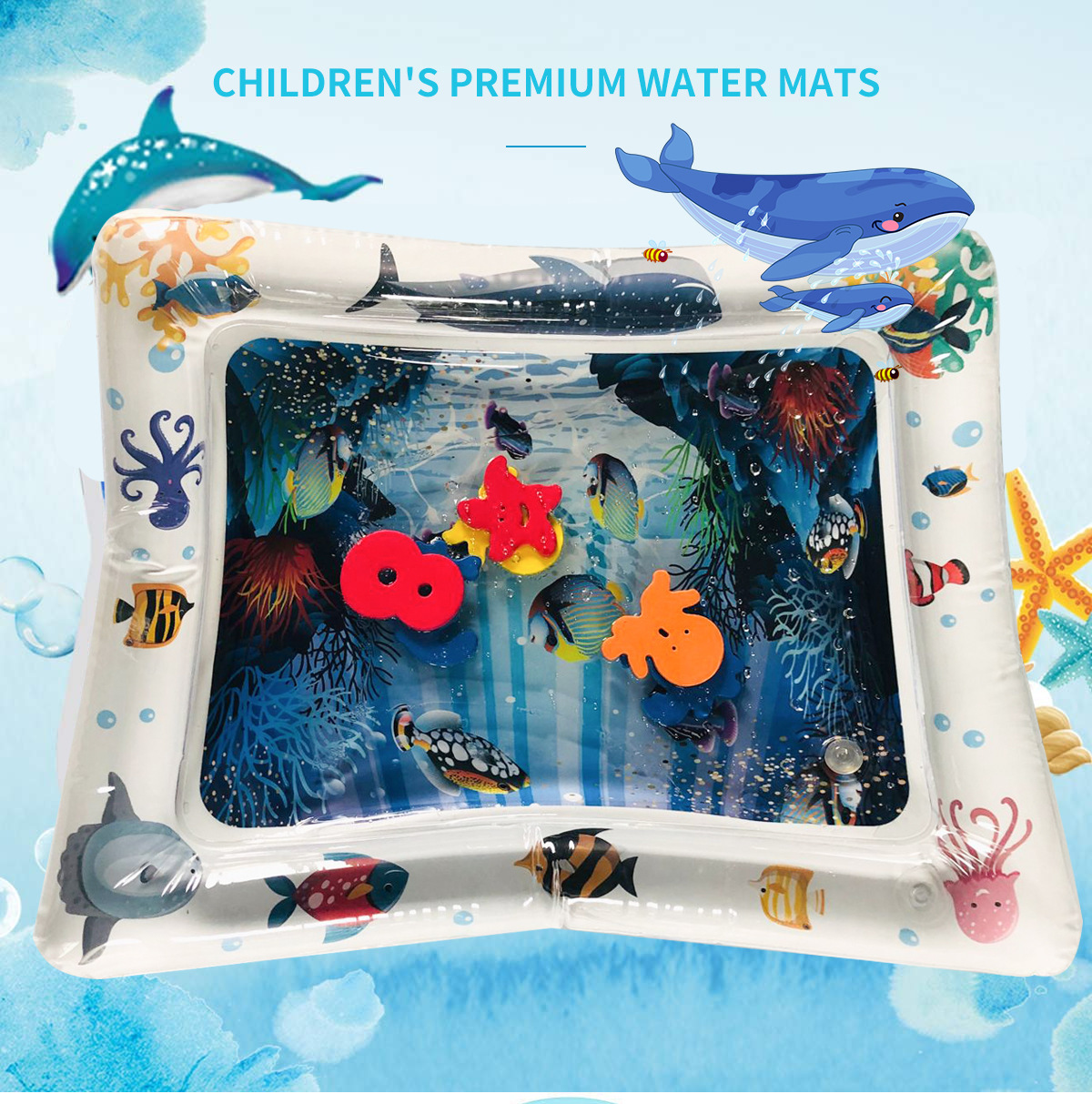 Large Water Pad Baby Ice Pad Baby Inflatable Pai Pai Le Water Pad Baby Inflatable Water Pad Pat Water Pad