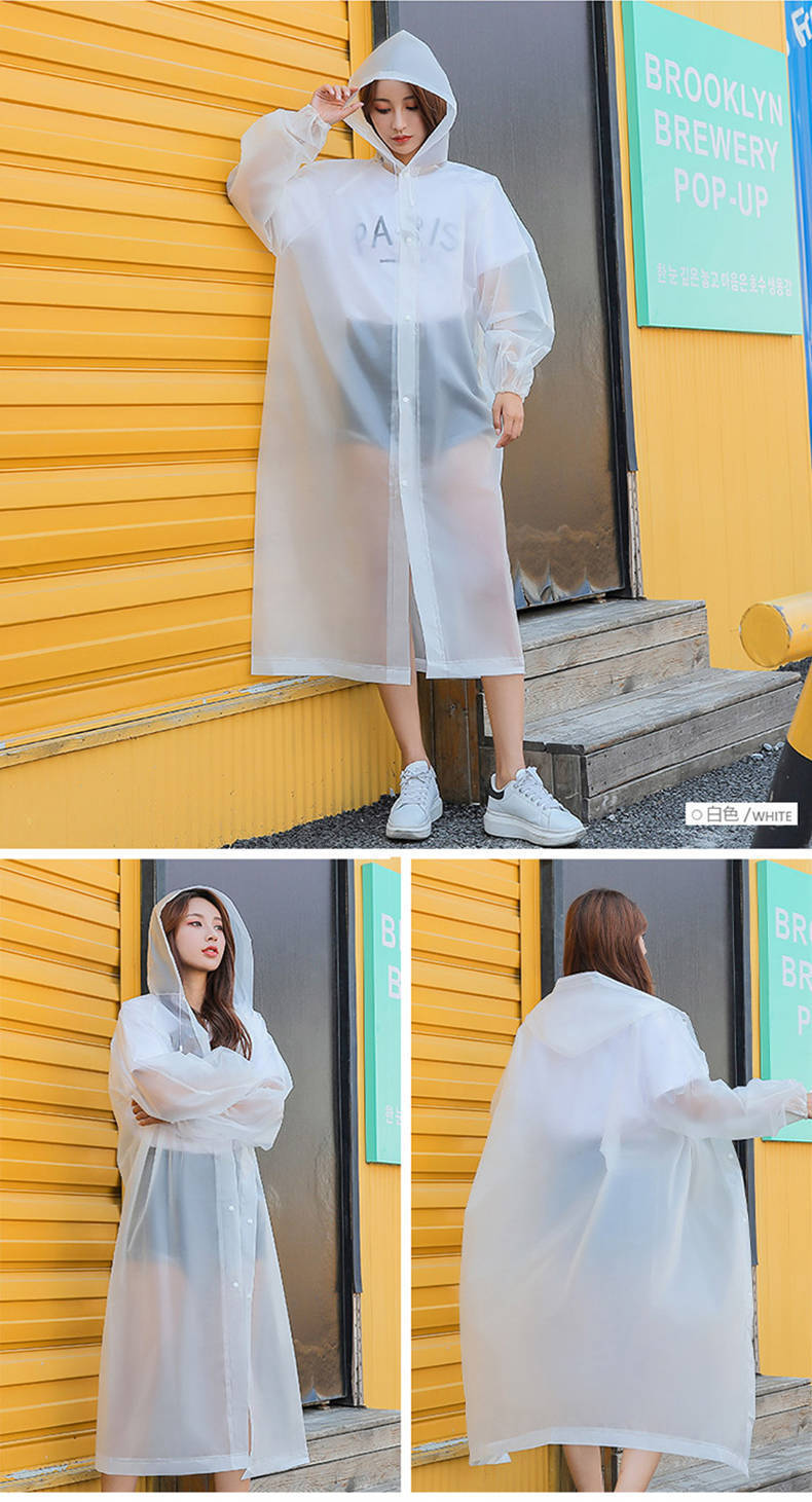 Fashion Raincoat Jacket Unisex Thickened Adult Portable Waterproof Outdoor Travel One-Piece Universal Non-Disposable Poncho Fashion Raincoat Jacket Unisex Thickened Adult Portable Waterproof Outdoor Travel One-Piece Universal Non-Disposable Poncho