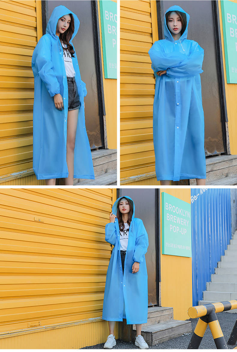 Fashion Raincoat Jacket Unisex Thickened Adult Portable Waterproof Outdoor Travel One-Piece Universal Non-Disposable Poncho Fashion Raincoat Jacket Unisex Thickened Adult Portable Waterproof Outdoor Travel One-Piece Universal Non-Disposable Poncho