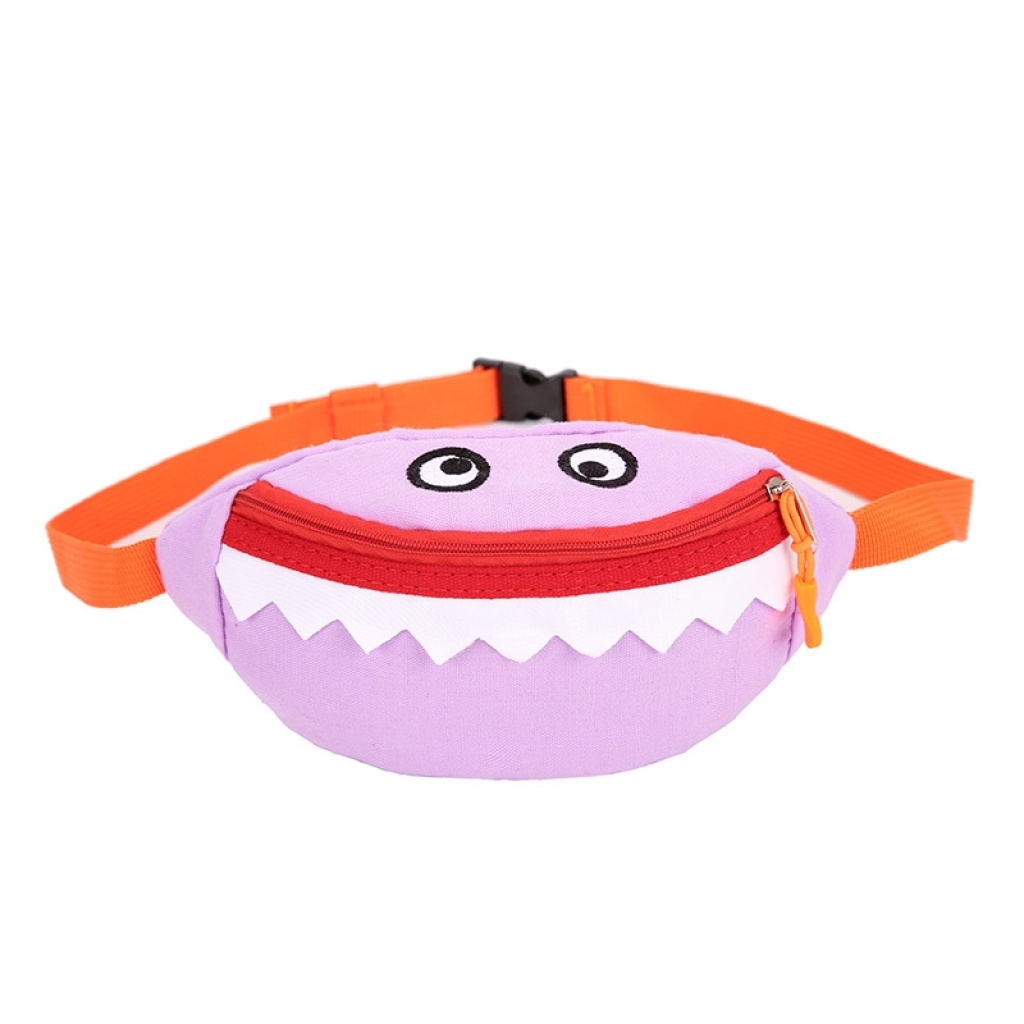 2021 Cartoon Korean Children's Chest Pack Canvas Embroidered Baby Crossbody Bag Shark Children's Smiley Waist Bag 2021 Cartoon Korean Children's Chest Pack Canvas Embroidered Baby Crossbody Bag Shark Children's Smiley Waist Bag