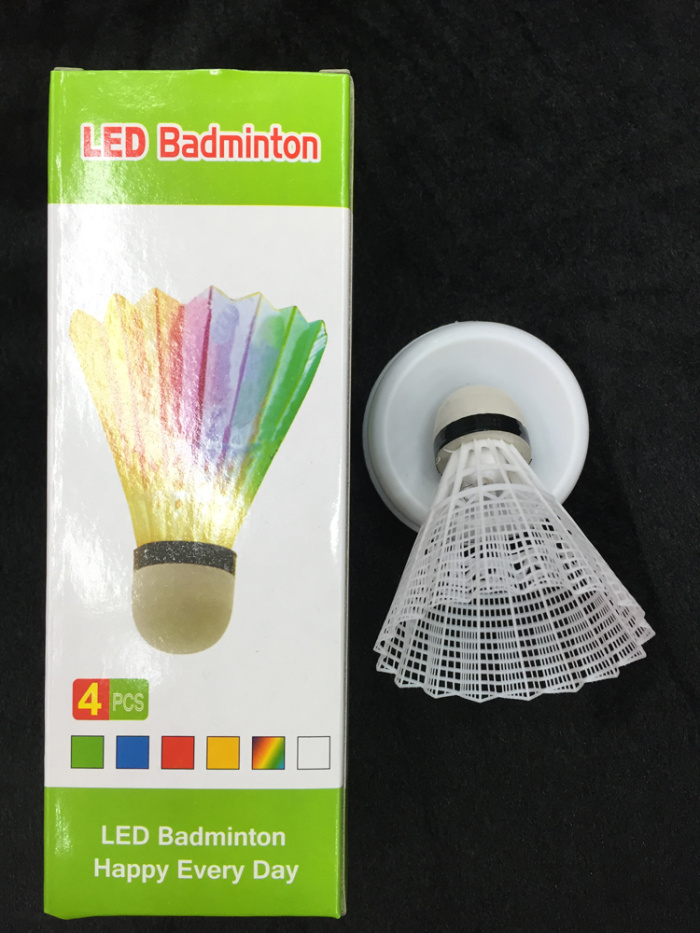LED luminous light plastic ball badminton optional nylon ball colorful monochrome network selling products LED luminous light plastic ball badminton optional nylon ball colorful monochrome network selling products