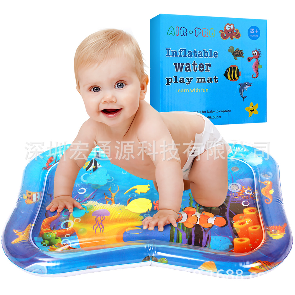 Currently Available Inflatable Cushion Children&#039;s Inflatable Water Games Plunge Pool Inflatable Toy Flat on the Tummy with the Pat Pad Ice Pad