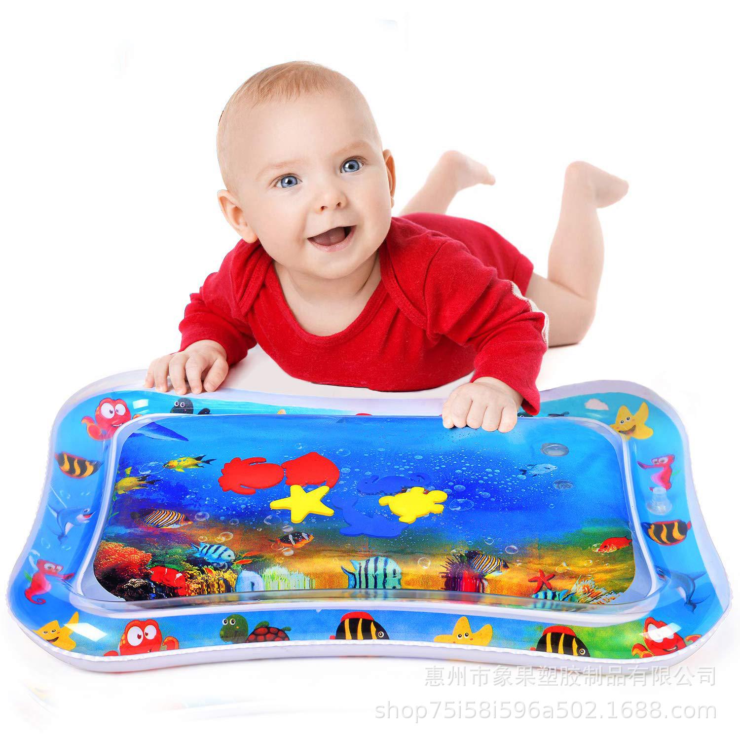 Cross-Border New Inflatable Baby Pat Water Pad Children's Early Childhood Educational Toys Environmentally Friendly PVC Currently Available Cross-Border New Inflatable Baby Pat Water Pad Children's Early Childhood Educational Toys Environmentally Friendly PVC Currently Available