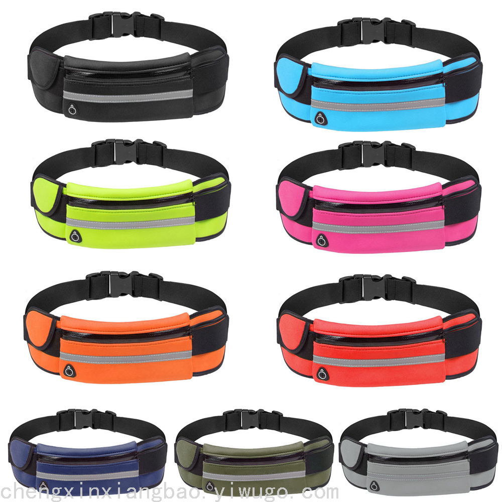 Outdoor Sports Waterproof Waist Pack Close-Fitting Invisible Belt Bag Fitness Anti-Theft Mobile Phone Waist Bag Bottle 