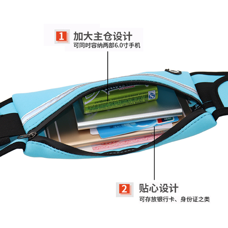 Outdoor Sports Waist Bag Waist Pack Personal Waist Bag Fitness Mobile Phone Waist Bag Bottle Waist Pack Backpack
