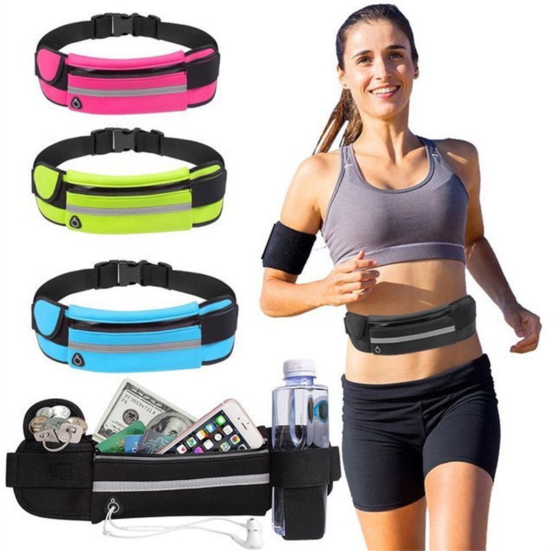 Outdoor Sports Waist Bag Waist Pack Personal Waist Bag Fitness Mobile Phone Waist Bag Bottle Waist Pack Backpack