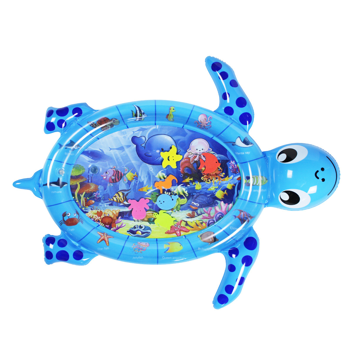 Baby Ice Pad Inflatable Water Cushion Marine Life Pat Water Cushion Inflatable Jellyfish Pat Turtle Pat Water Cushion
