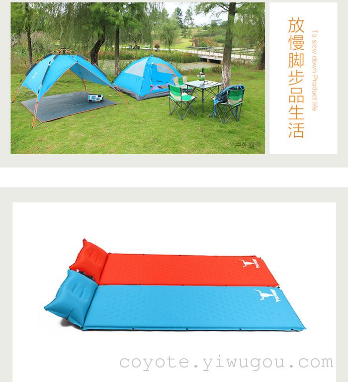 Inflatable pillow cushion pad with automatic single stitching blowing air pillow free ultra portable durable outdoor mat Inflatable pillow cushion pad with automatic single stitching blowing air pillow free ultra portable durable outdoor mat