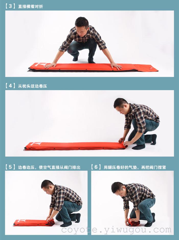 Inflatable pillow cushion pad with automatic single stitching blowing air pillow free ultra portable durable outdoor mat Inflatable pillow cushion pad with automatic single stitching blowing air pillow free ultra portable durable outdoor mat